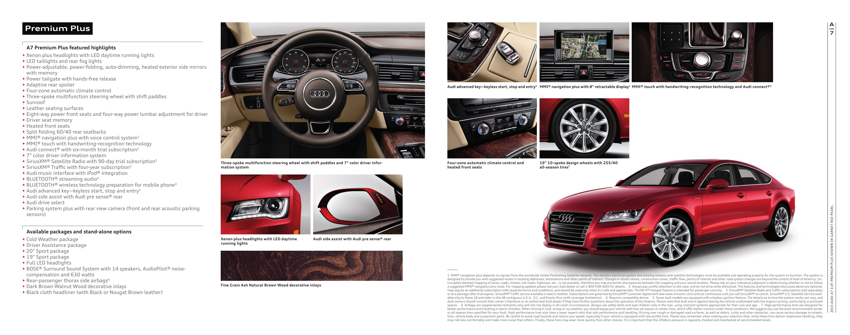 2015 Audi A7 Brochure Page 35